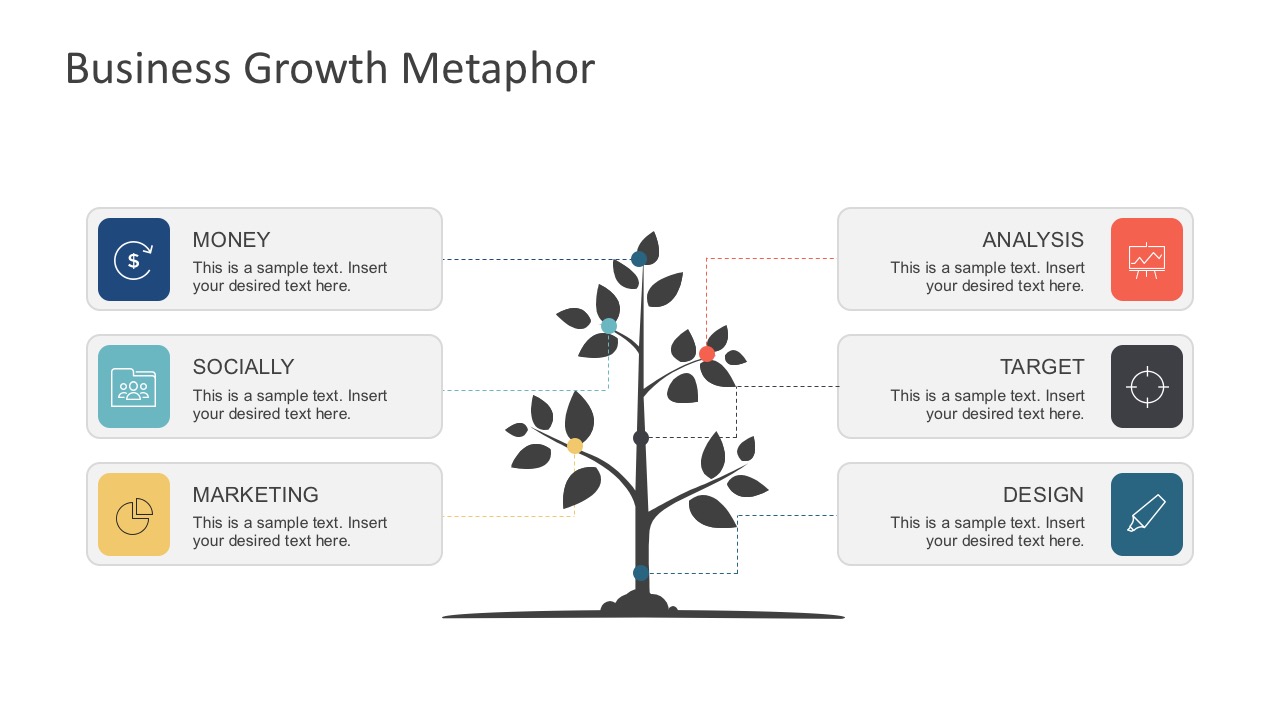 1280x720 Free Business Growth Metaphor Template For Powerpoint
