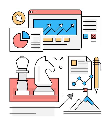 438x490 Free Business Growth Vector Illustrations