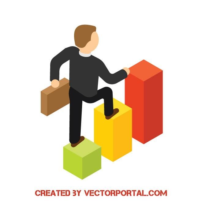 660x660 Business Growth Vector Concept