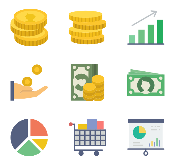 600x564 Business Icon Collection