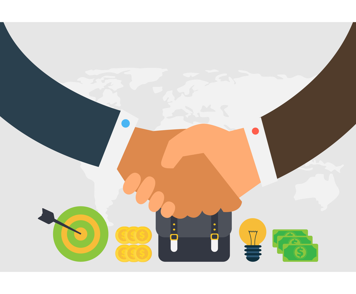 1136x936 Handshake Business Icon Vector Art Graphics