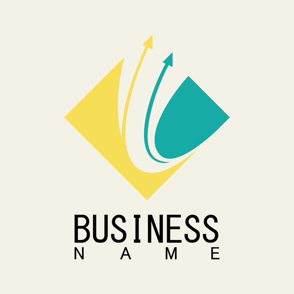600x600 Square Arrow Business Logo Vector