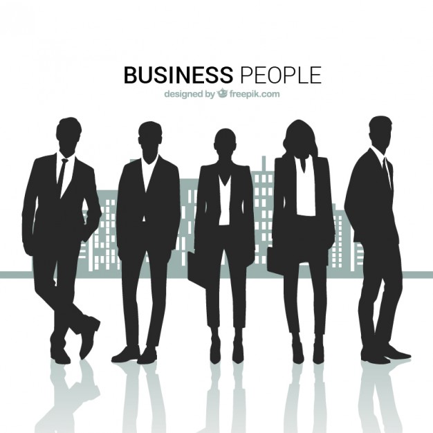 626x626 Business People Silhouettes Pack Vector Free Download