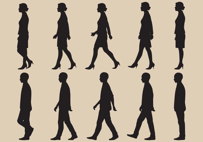 700x490 Business People Silhouette Free Vector Art
