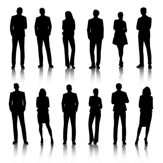 626x626 Silhouettes Vectors, Free In Format