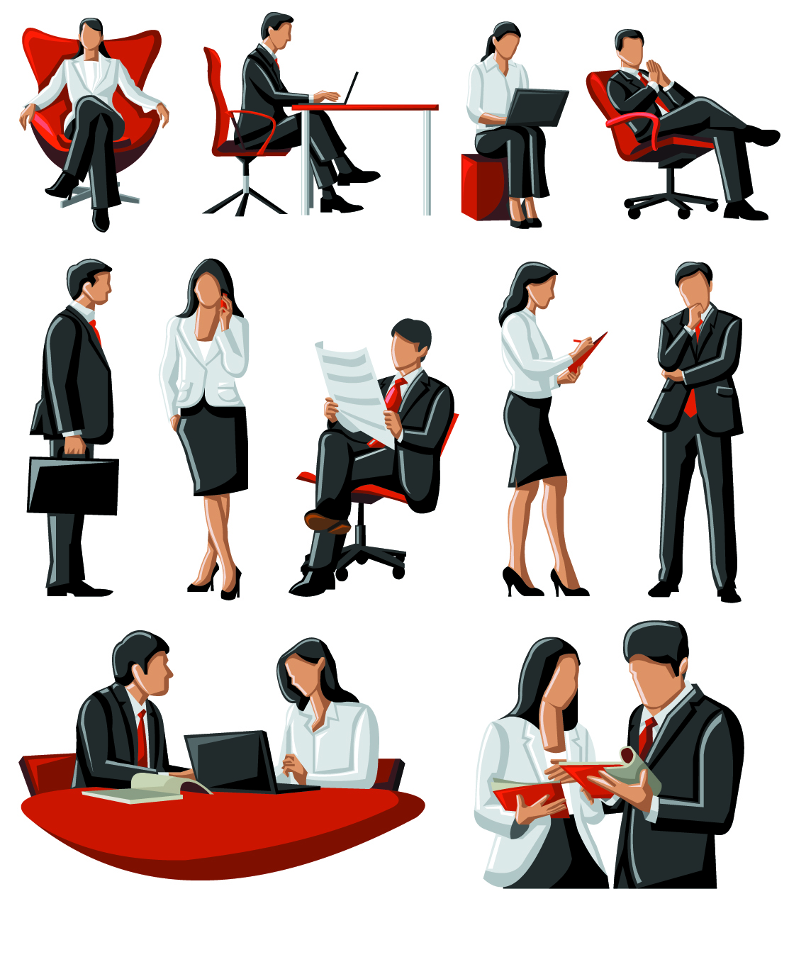 Business People Vector