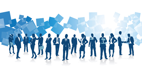 500x275 Different Business People Vector Background Set Free Download