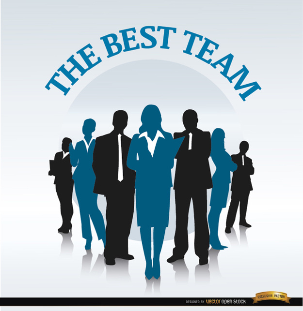625x643 Silhouettes Of Business People Vector Free Download