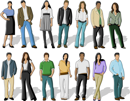 500x392 Various Business People Vector Set Free Download
