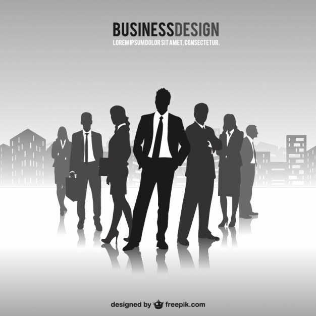 626x626 Business People Silhouettes Vector Free Download