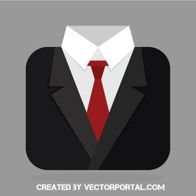 660x660 Business Suit Vector Icon Design Suits, Image Icon, Free