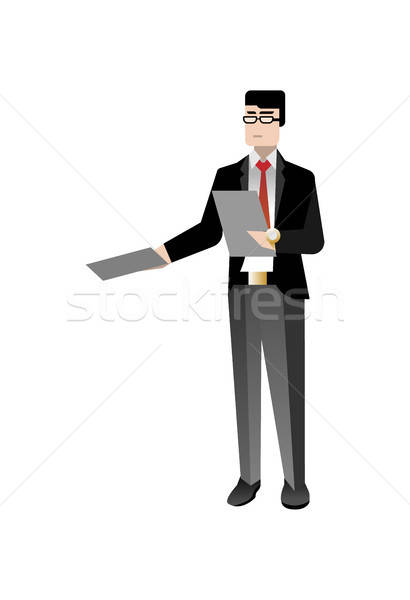 410x600 European Businessman In Business Suit Vector Illustration Sergei