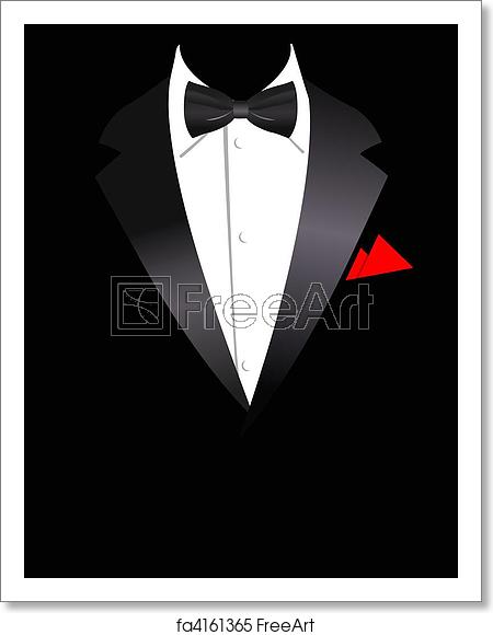450x580 Free Art Print Of Vector Illustration Of Elegant Suit Vector
