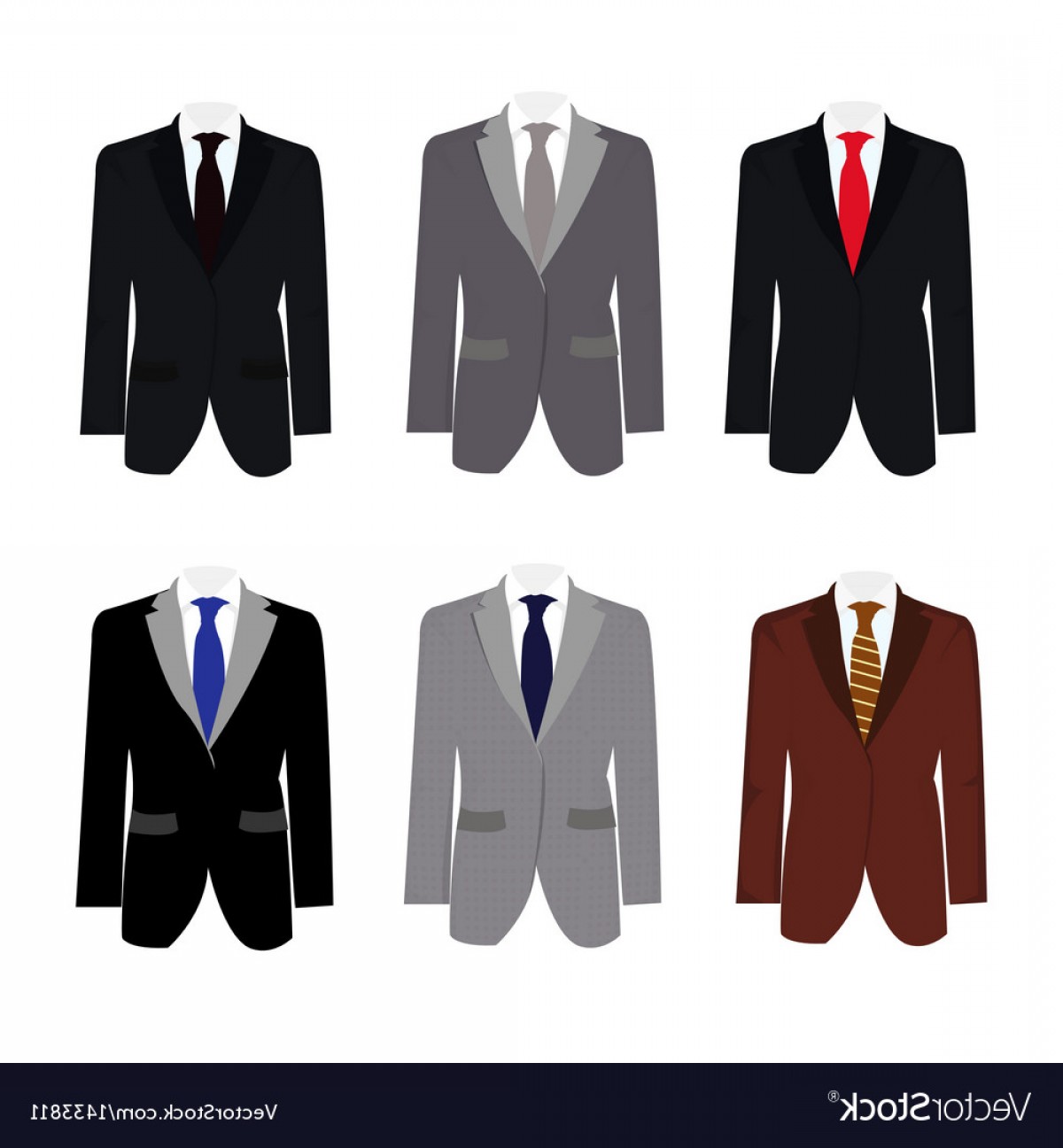 1200x1296 Set Of Handsome Business Suit Vector Soidergi