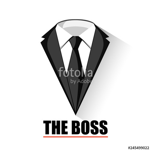 500x500 Business Suit, Business Concept Vector Illustration Stock Image