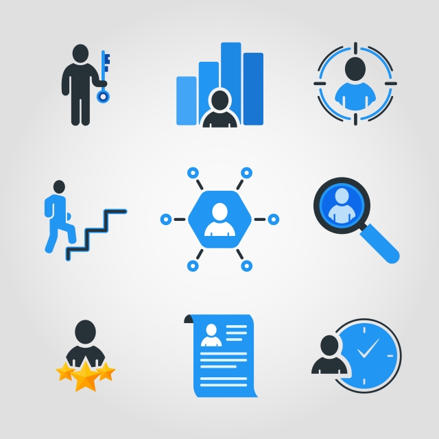 640x640 Simple Set Of Colorful Business Vector Icons Contains Such Icon