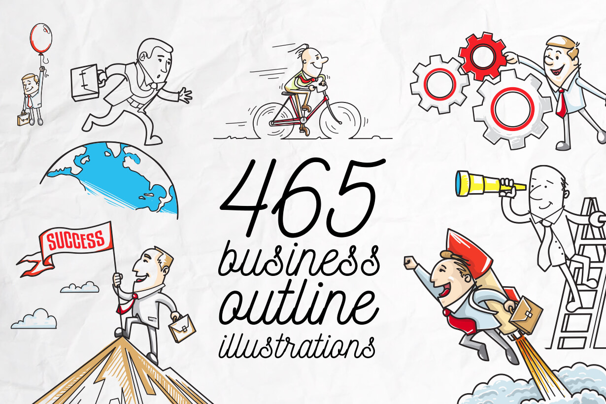 1230x820 Vector Business Collection