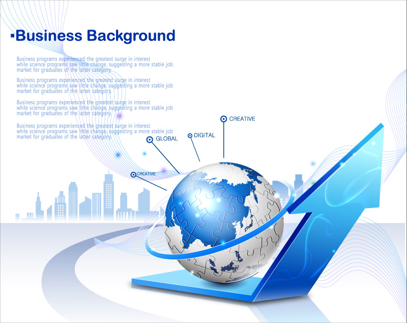 800x635 Business Background Vector Free Vector Graphic Download