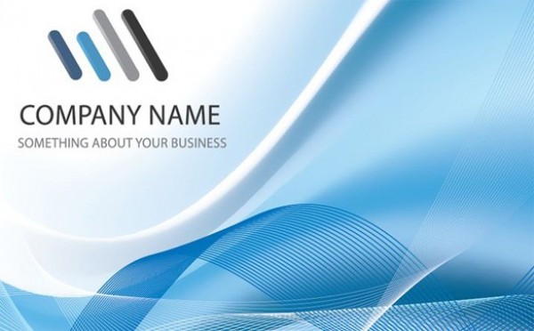 600x372 Cool Blue Business Vector Background