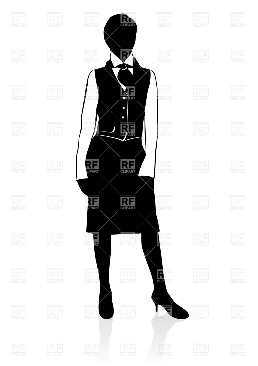 848x1200 Businesswoman Silhouette Vector Image Of People Dvarg