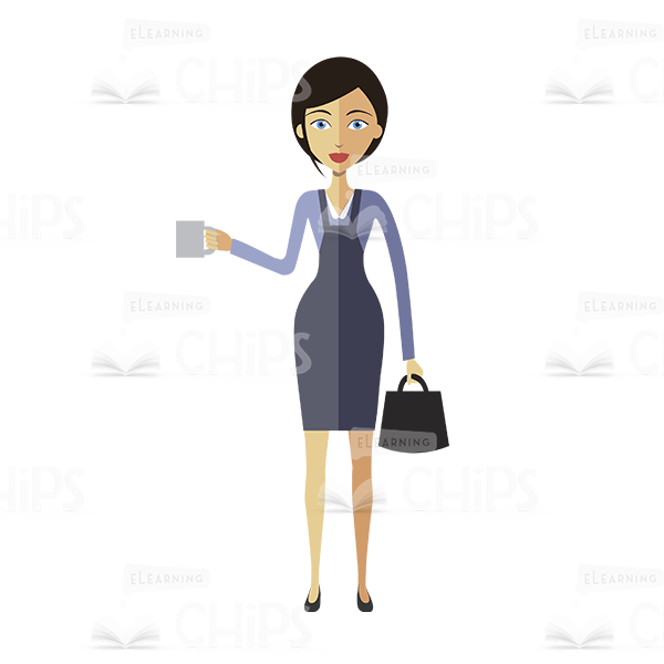 Business Woman Vector