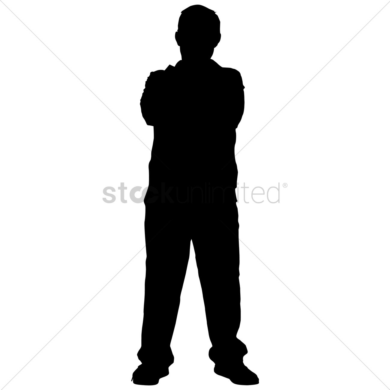 1300x1300 Businessman Silhouette Vector Image