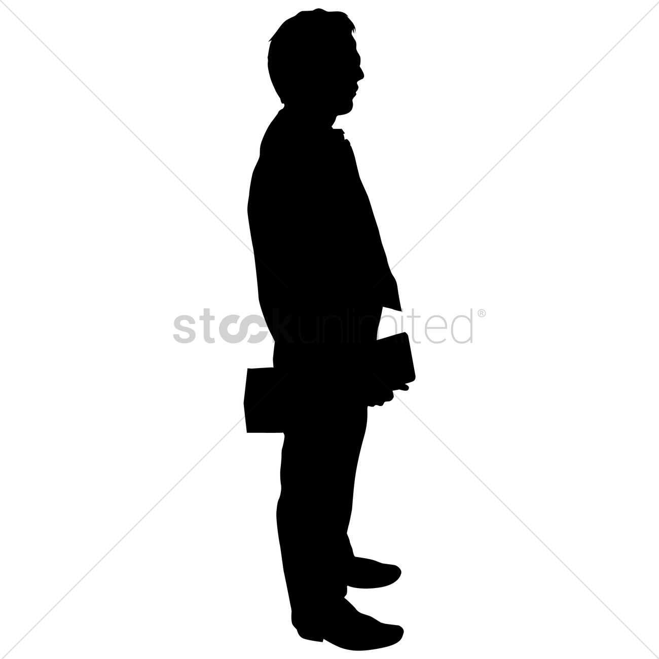 1300x1300 Businessman Silhouette Vector Image