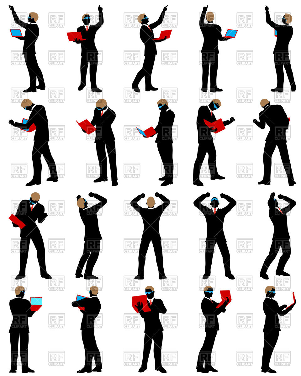 960x1200 Businessman Silhouette Set Vector Image Of People Angelp