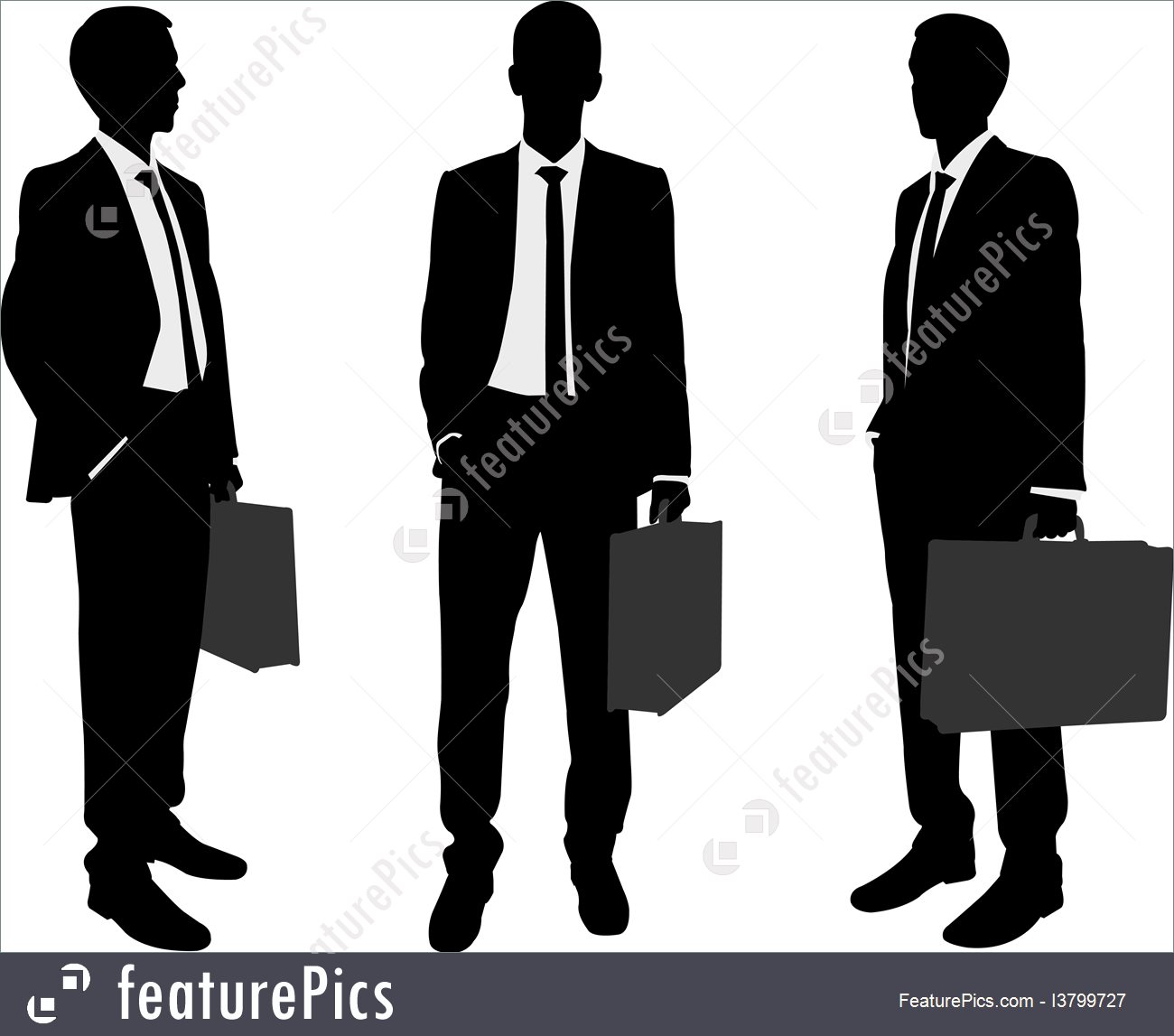 1300x1147 Illustration Of Businessman Silhouettes