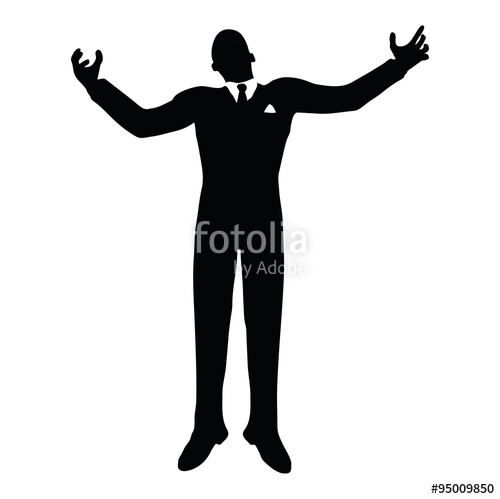 500x499 Businessman Silhouette Stock Image And Royalty Free Vector