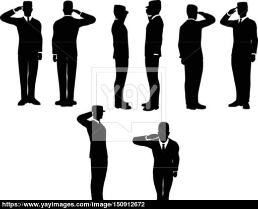 512x416 Businessman Silhouette Vector
