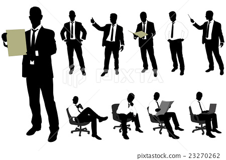 450x318 Businessman Silhouettes