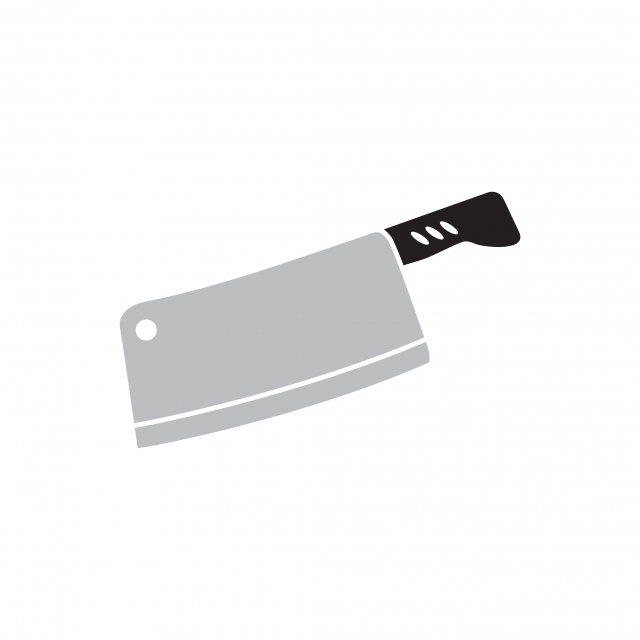 640x640 Butcher Knife Graphic Design Template Isolated Illustration, Angus