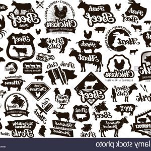300x300 Sheep Silhouette Lamb Meat Butcher Shop Logo Vector Soidergi