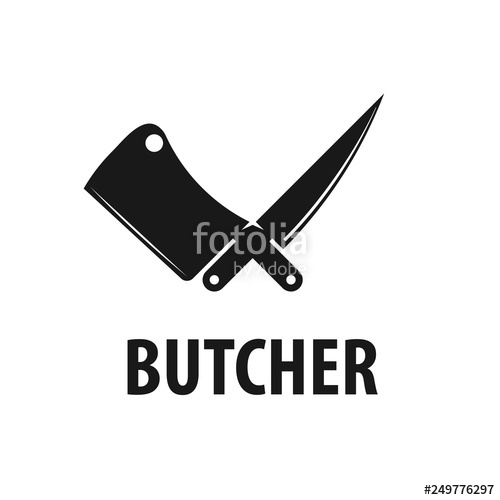 500x500 Vector Butcher Logo Design Inspiration Stock Image And Royalty