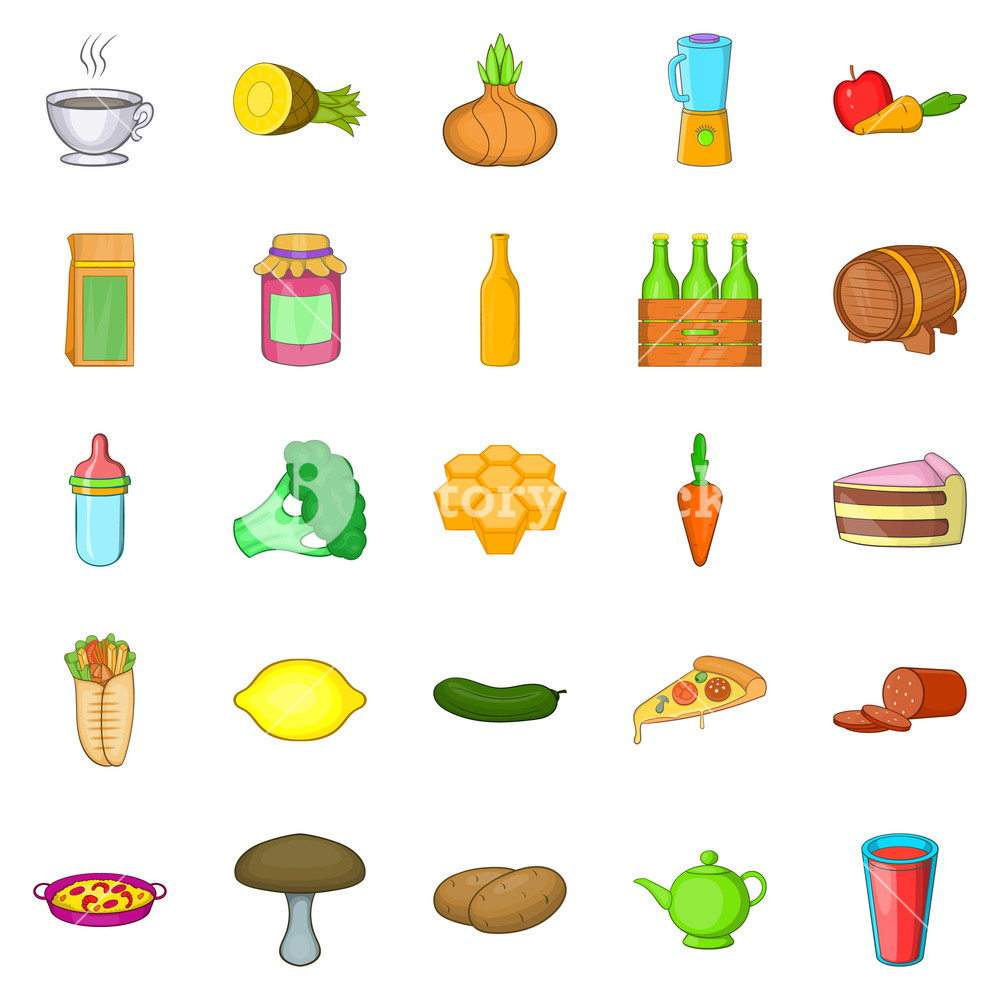 Butcher Icons Set Cartoon Set Of Butcher Vector Icons For Web 1000x1000 Butcher Icons Set Cartoon Set Of Butcher Vector Icons For Web