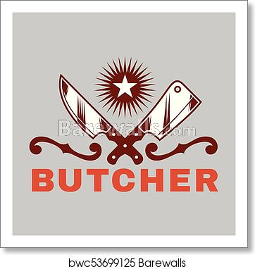 Bbq Butcher Vector Image, Art Print Barewalls Posters Prints 362x382 Bbq Butcher Vector Image, Art Print Barewalls Posters Prints