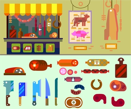 Vector Butcher Free Vector Download 440x368 Vector Butcher Free Vector Download