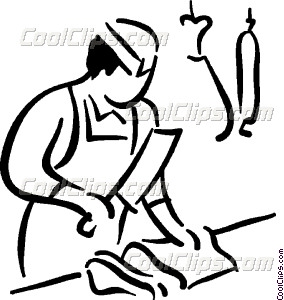 Butcher Vector Clip Art 284x300 Butcher Vector Clip Art
