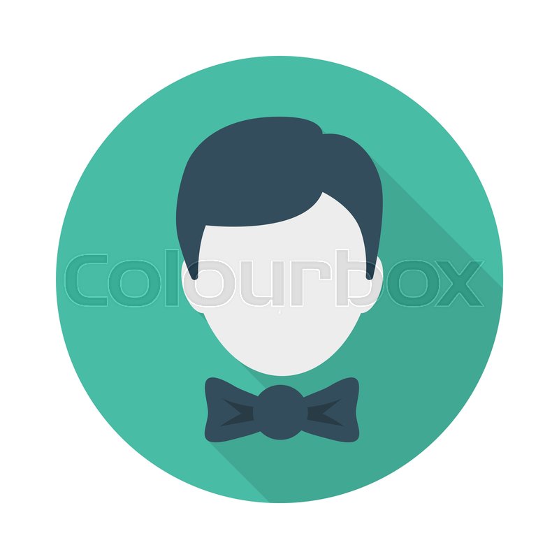 800x800 Waiter Person Butler Stock Vector Colourbox