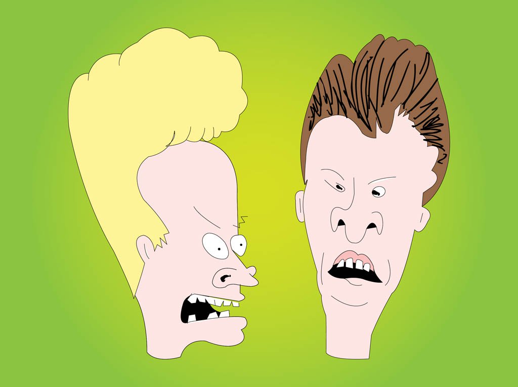 1024x765 Beavis And Butt Head Vector Art Graphics