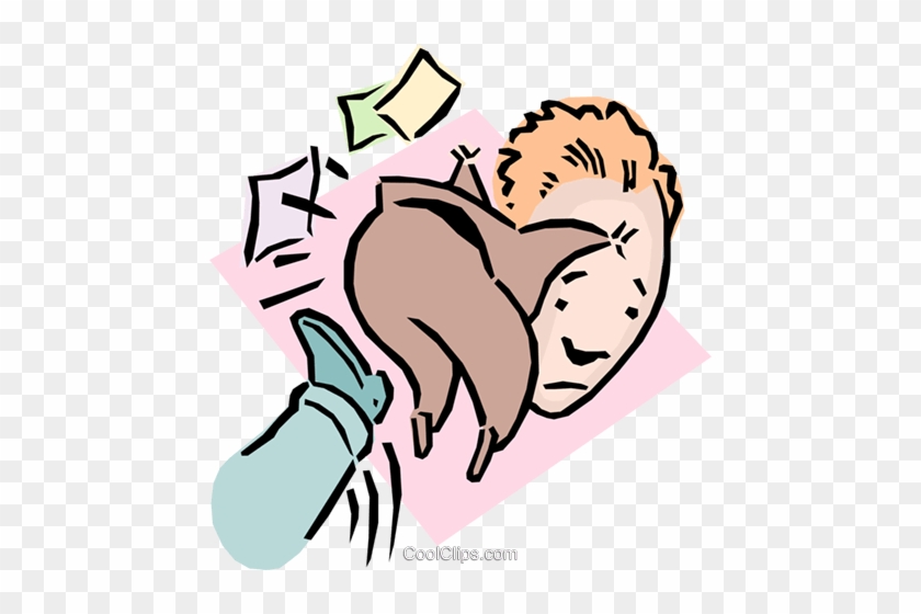 840x560 Kicked In The Butt Royalty Free Vector Clip Art Illustration