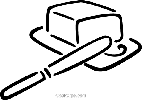 480x339 Butter Royalty Free Vector Clip Art Illustration