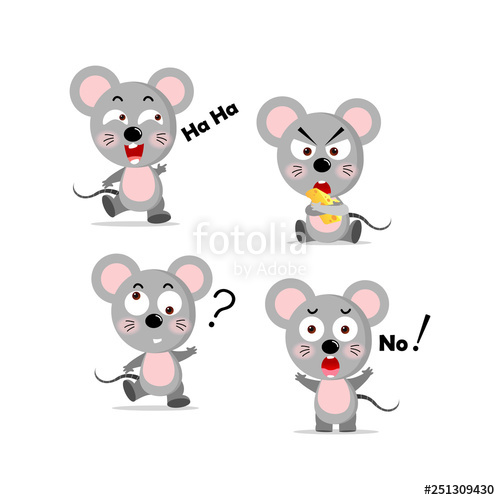 500x500 Vector Set Concept Cute Mouse And Cheese Butter, Vector Concept