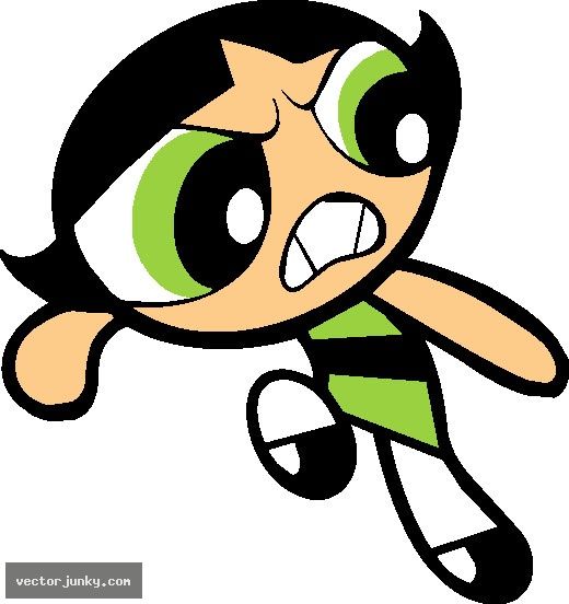 520x552 Powerpuff Girls Buttercup High Quality Vector Buttercup
