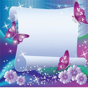 300x300 Purple Butterfly Background Butterfly Background Vector