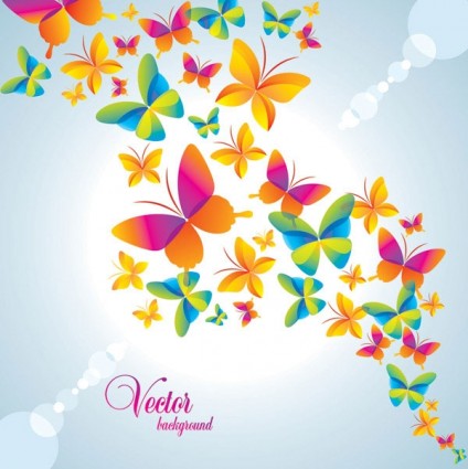 424x425 Beautiful Ornate Butterfly Background Vector Free Download
