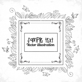 268x268 Frame Border Vector Butterfly Vectors Stock For Free Download