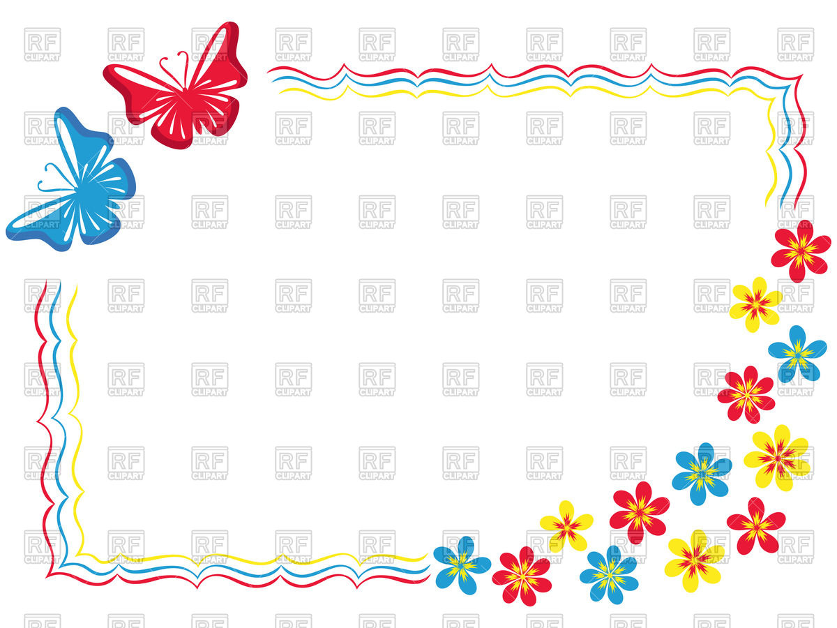 Butterfly Border Svg - 287+ SVG PNG EPS DXF in Zip File