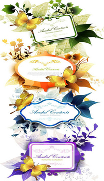 212x368 Butterfly Borders Free Vector Download